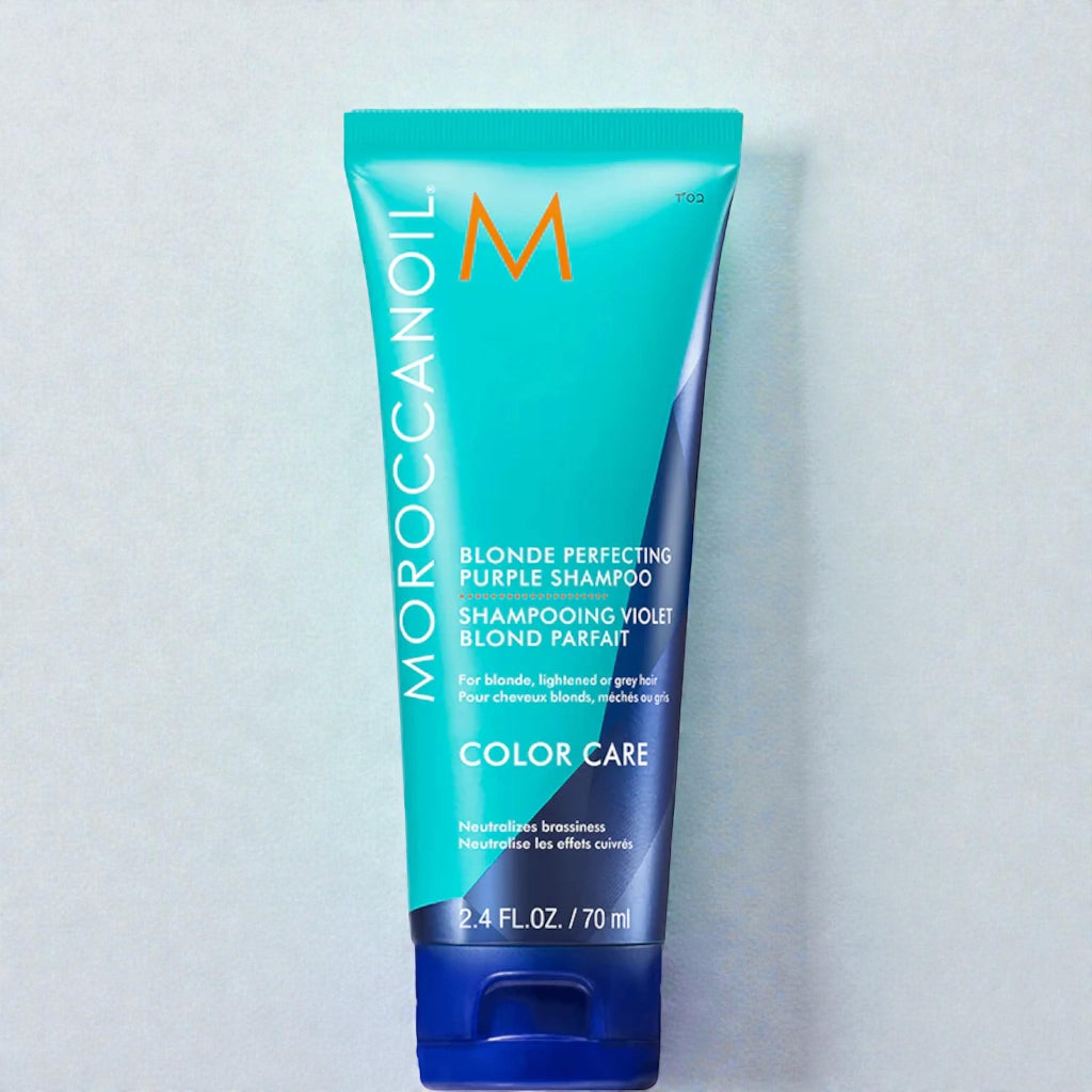 Moroccanoil Blonde Perfecting Purple Shampoo 70ml-Shampoo-Selective Shop