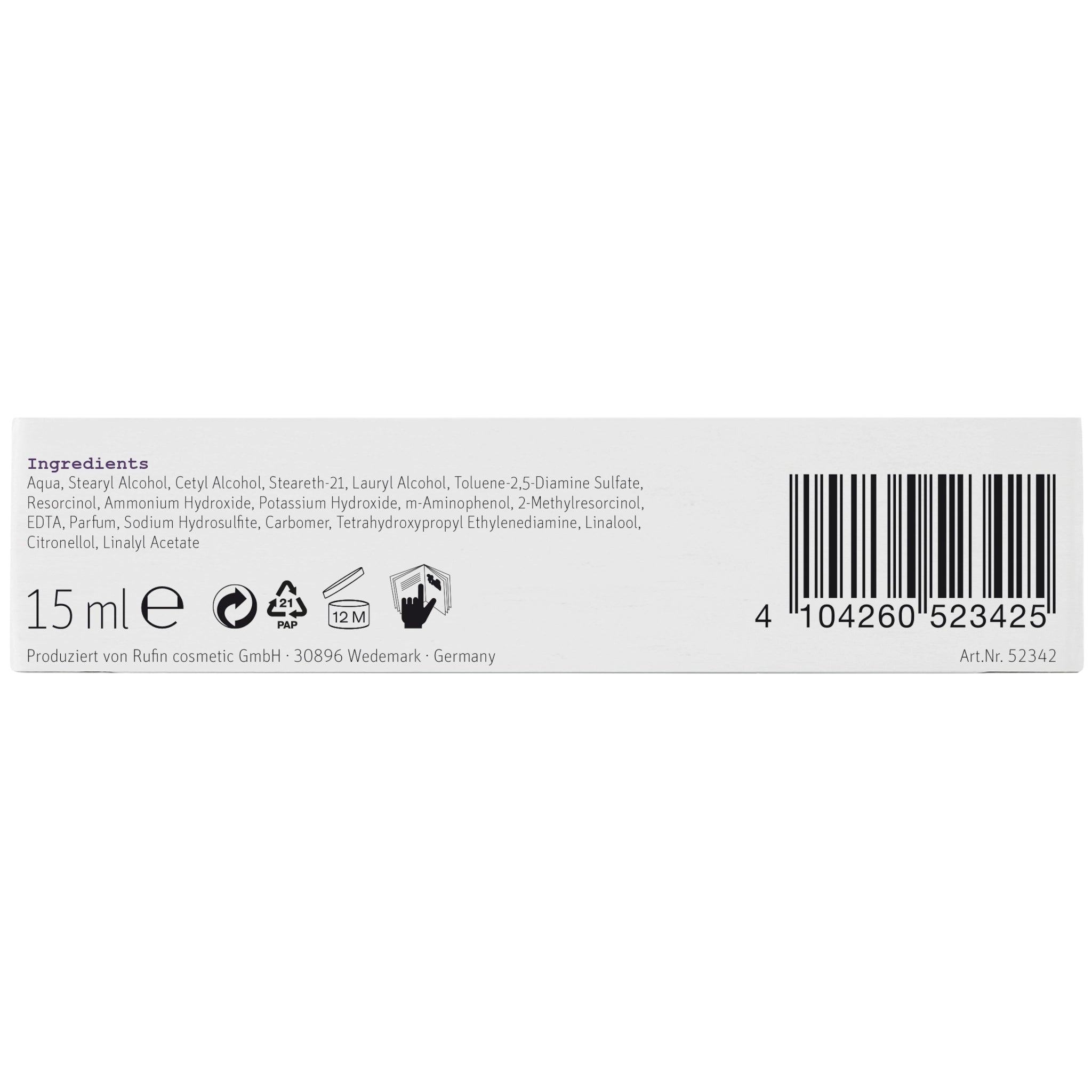 ProfiLine by swiss o par Wimpernfarbe naturbraun 15ml-Profiline by swiss o par-Selective Shop