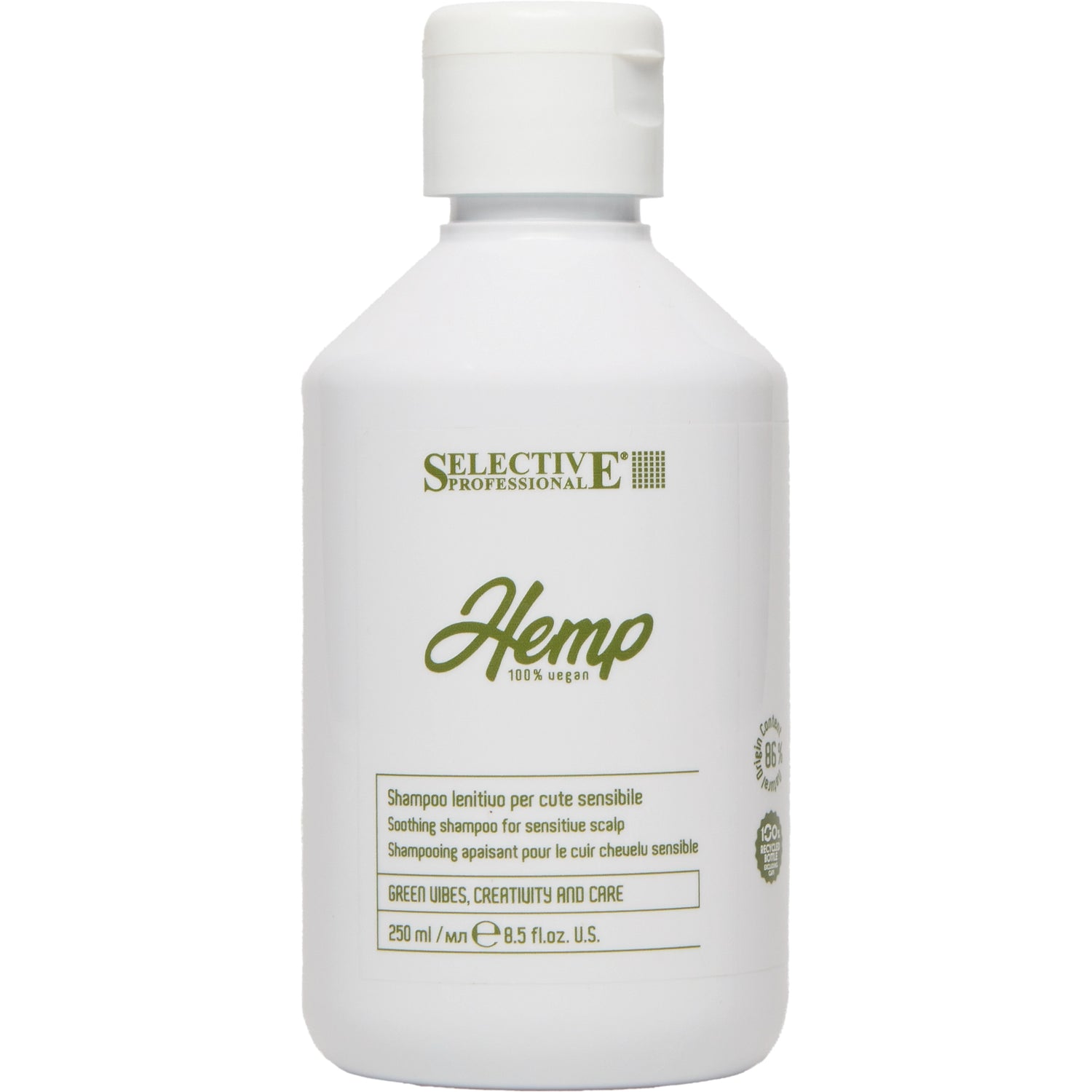 Selective Professional HEMP Lenitive Shampoo 250ml-Selective Shop