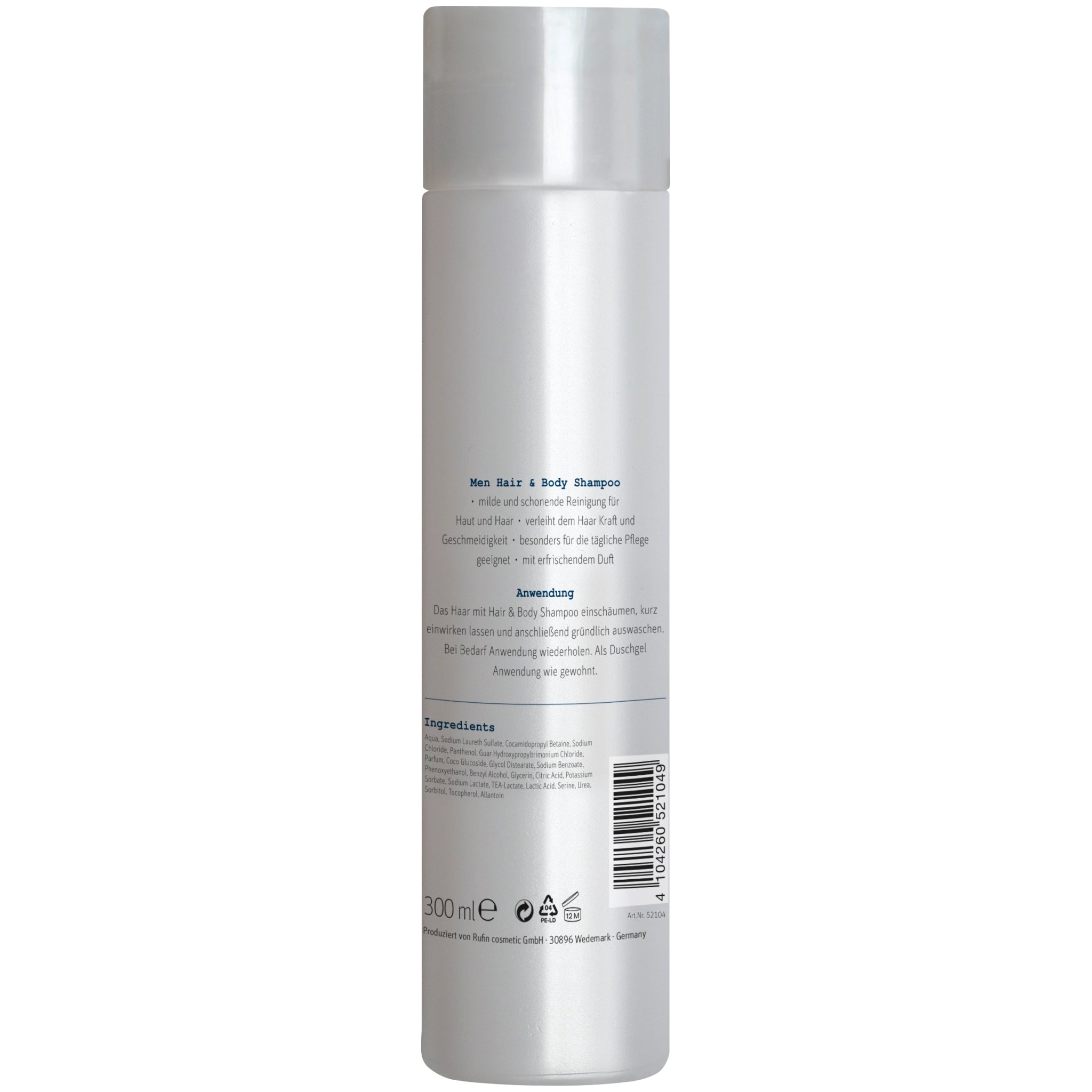 ProfiLine by swiss o par Men Hair & Body Shampoo 300ml-Profiline by swiss o par-Selective Shop