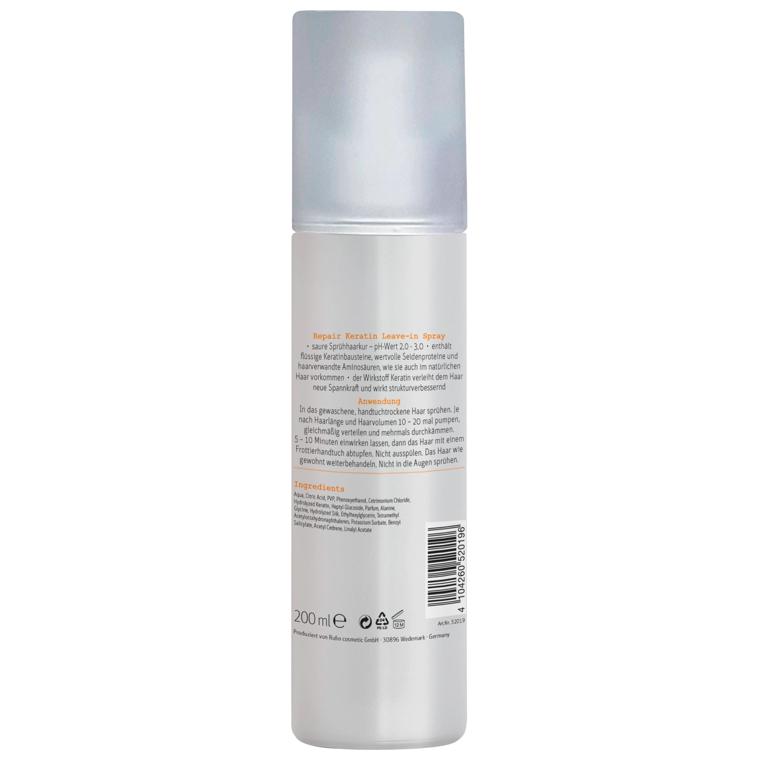 ProfiLine by swiss o par Aufbau Repair Keratin 200ml