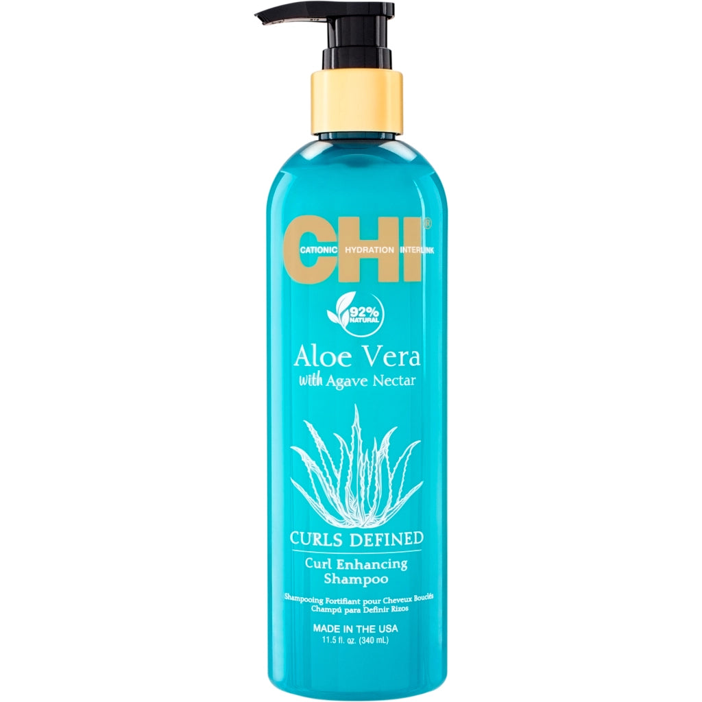 CHI® Aloe Vera Curl Enhancing Shampoo 340ml-Shampoo-Selective Shop