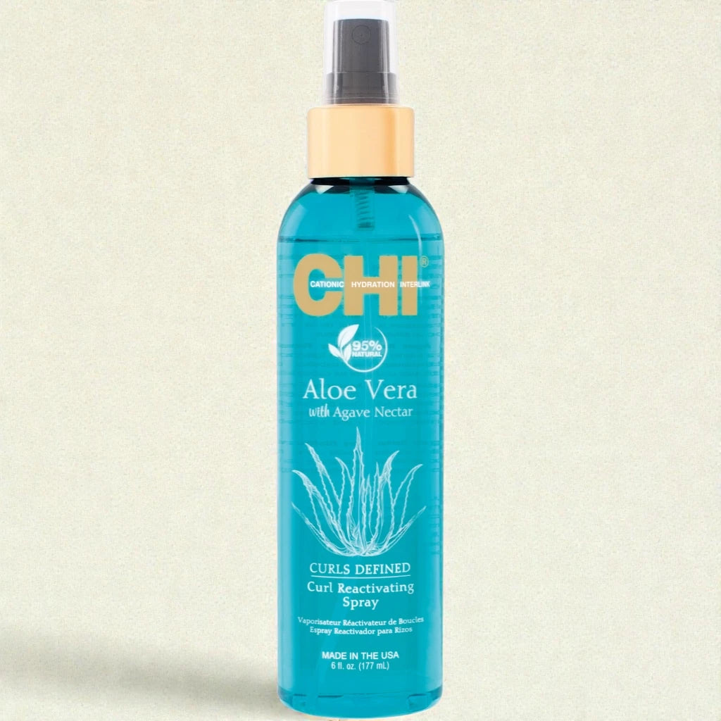 CHI® Aloe Vera Reactivating Curl Spray 177ml-Leave-In-Selective Shop