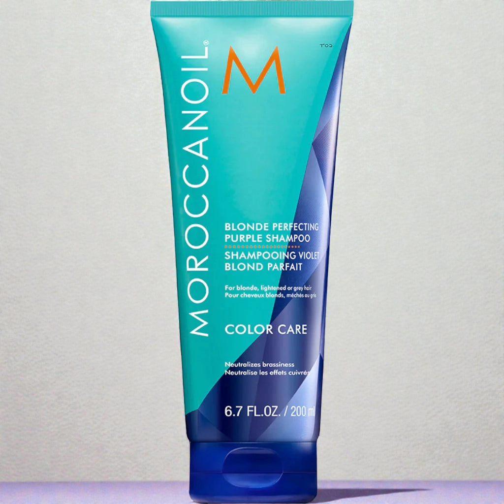 Moroccanoil Blonde Perfecting Purple Shampoo 200ml-Shampoo-Selective Shop