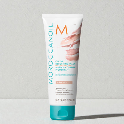 Moroccanoil Color Depositing Mask rosegold 200ml-Haarfarbe-Selective Shop