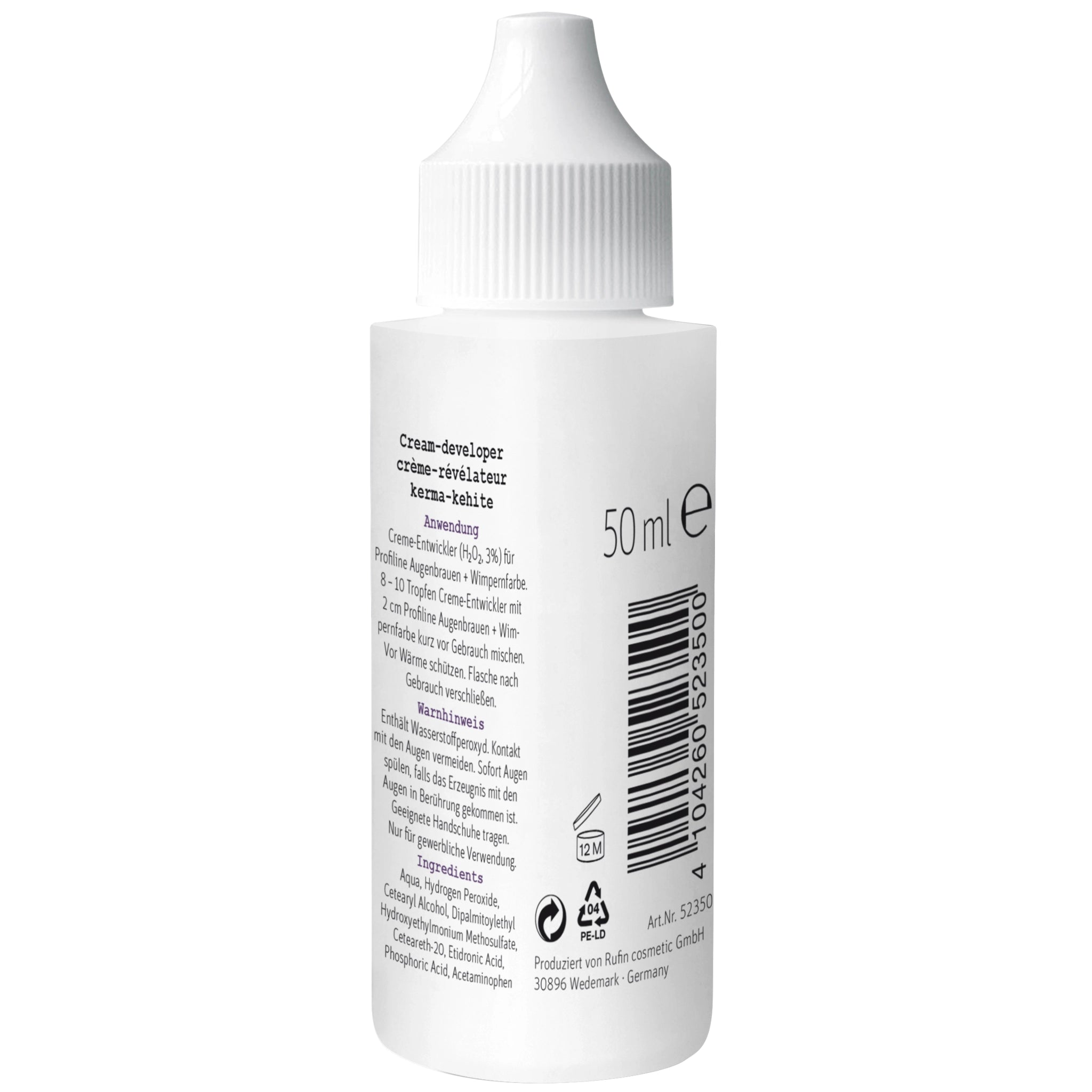 ProfiLine by swiss o par Creme-Entwickler für Wimpernfarbe 50ml-Profiline by swiss o par-Selective Shop