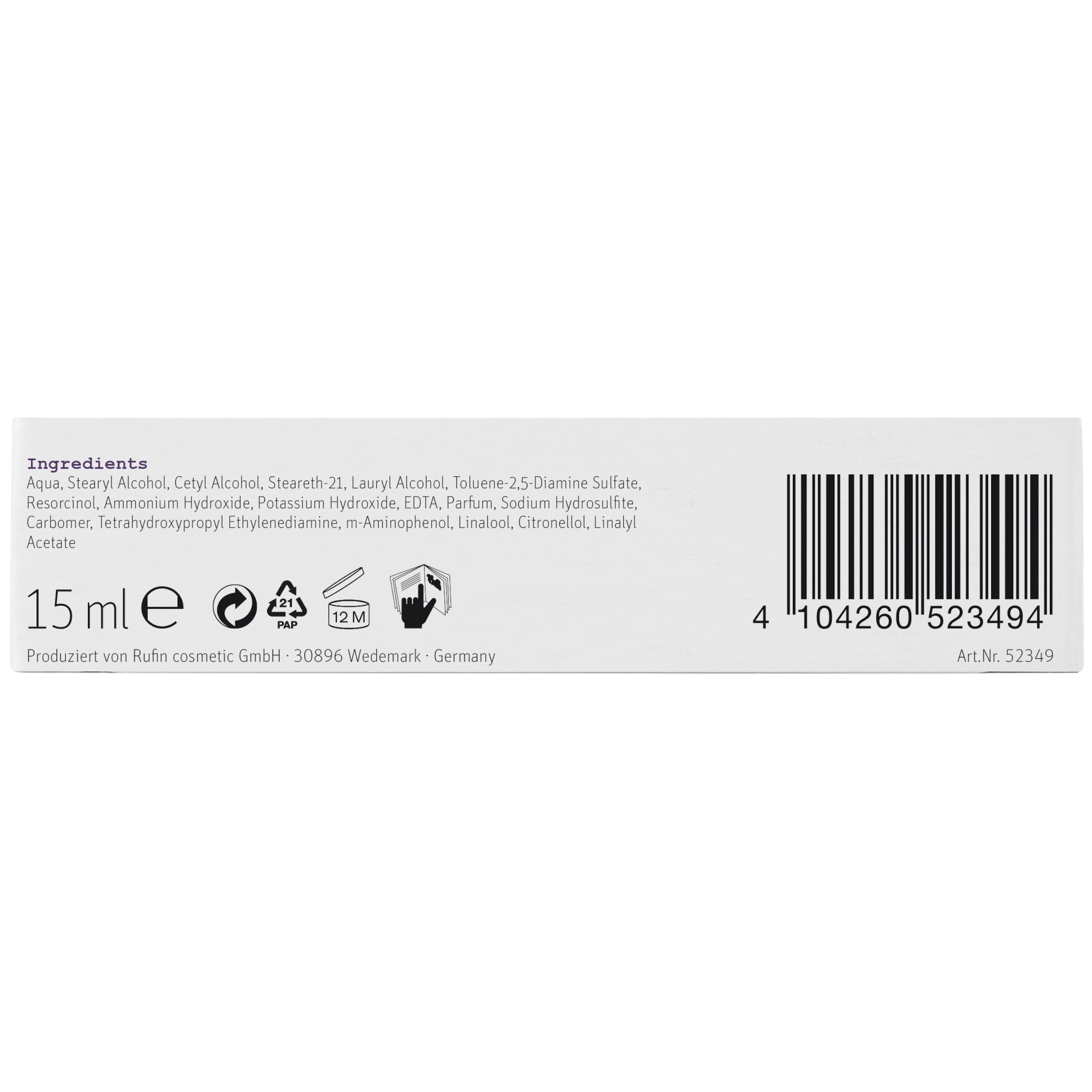 ProfiLine by swiss o par Wimpernfarbe lichtbraun 15ml-Wimpernfarbe-Selective Shop