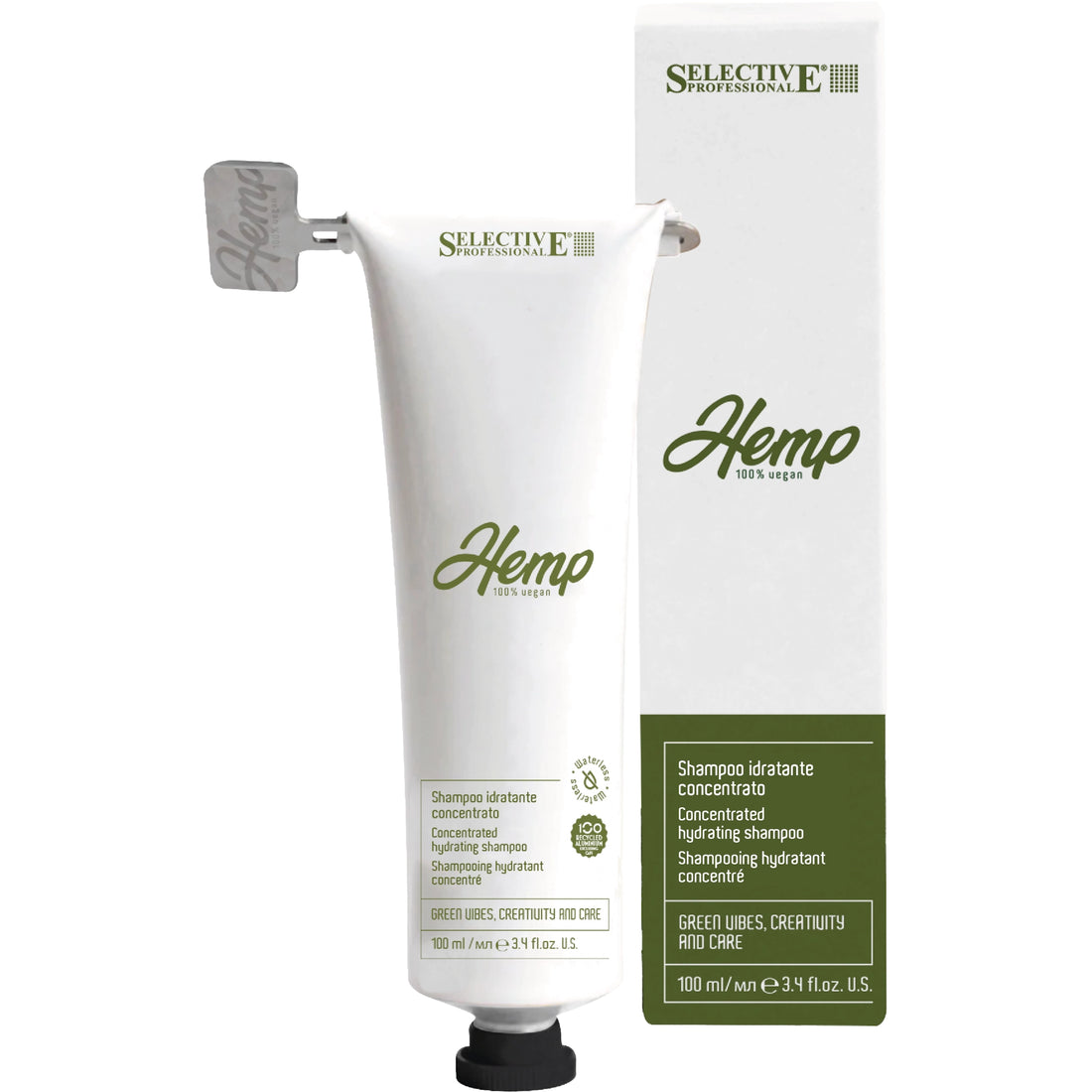 Selective Professional HEMP waterless Shampoo 100ml-Selective Shop
