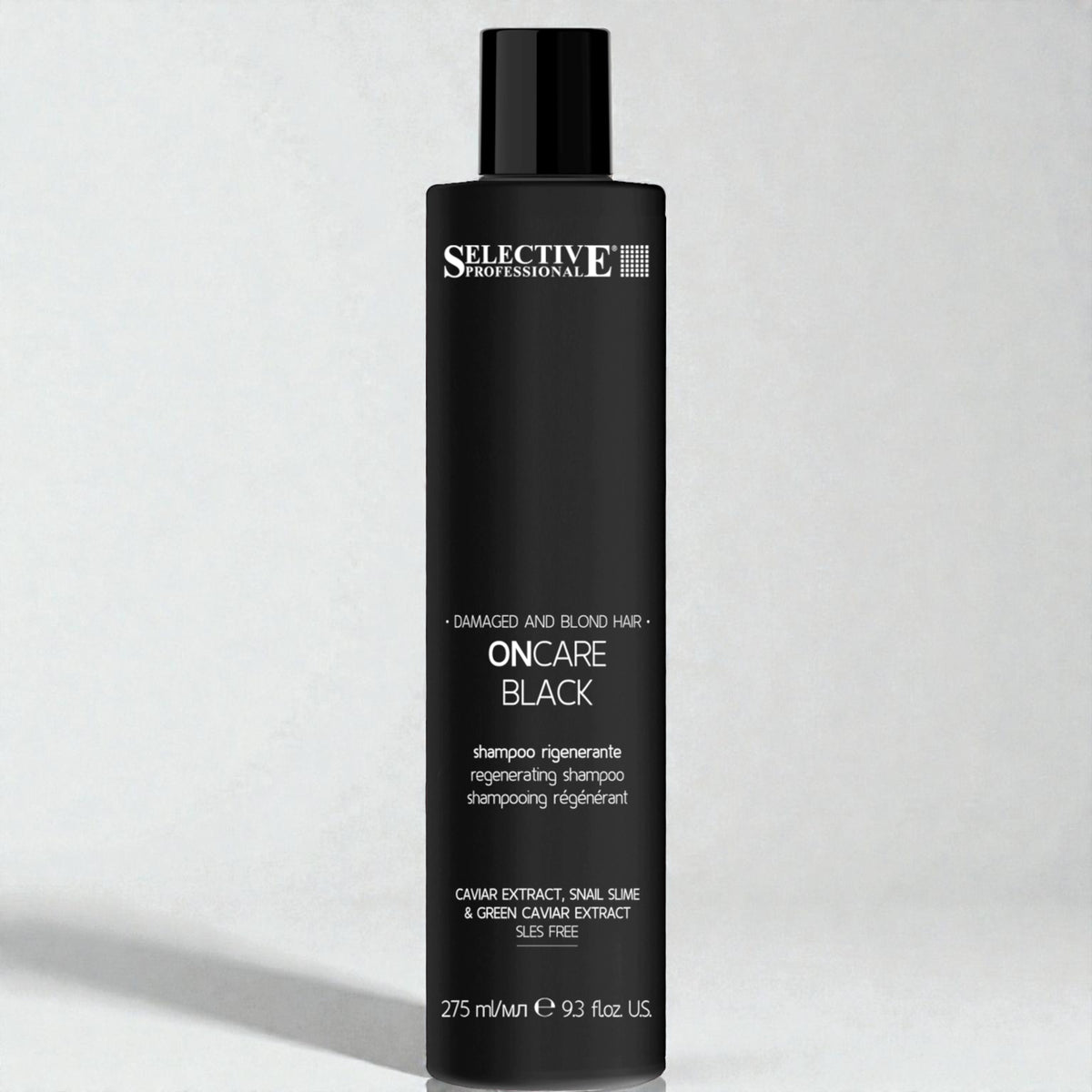 Selective Colorblock Shampoo ONCARE Black Shampoo 250ml – Luxuspflege für strapaziertes Haar ...