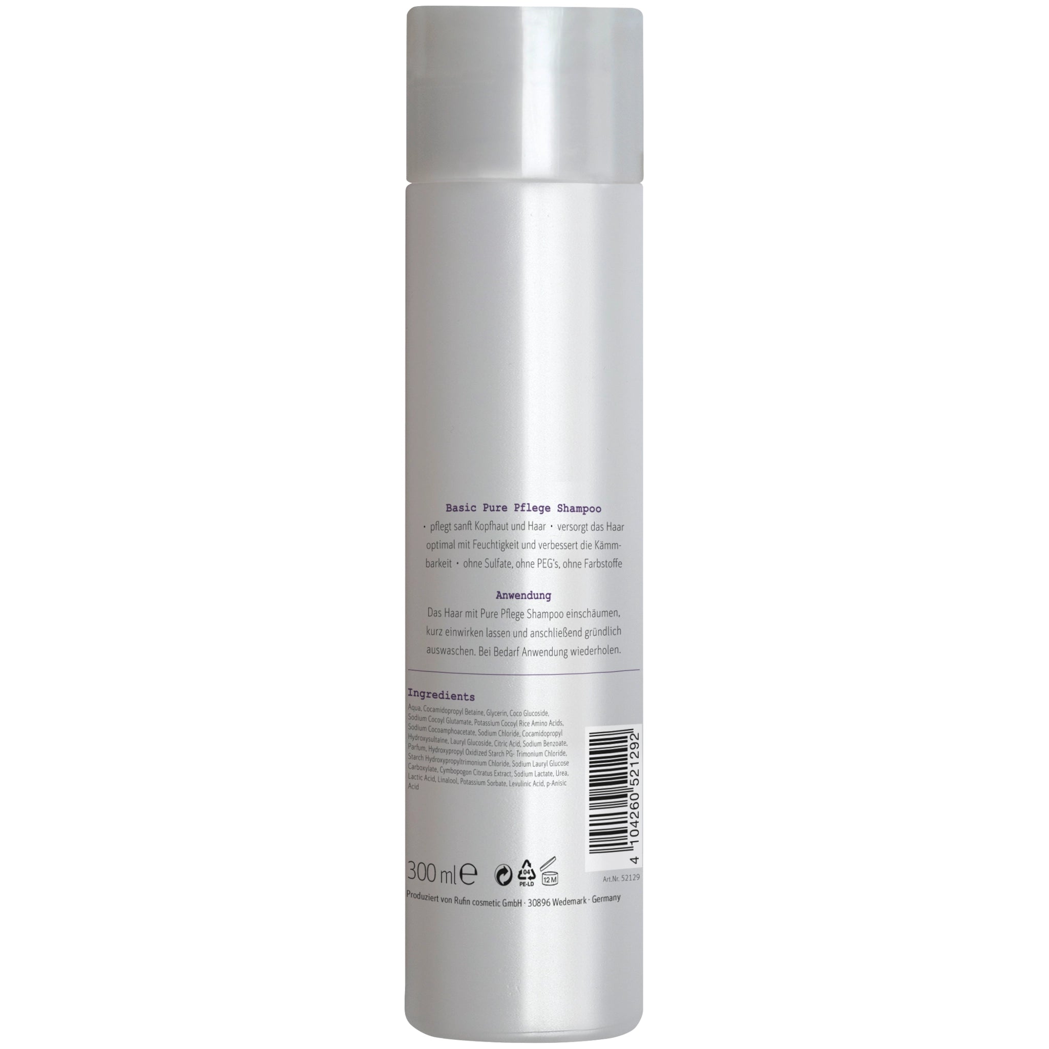 ProfiLine by swiss o par Basispflege Shampoo Pure Pflege 300ml-Profiline by swiss o par-Selective Shop